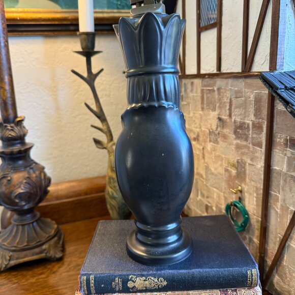 Tall Vintage Cigar Lighter Matt black & Brass Queen Chess Piece - Picture 13 of 16